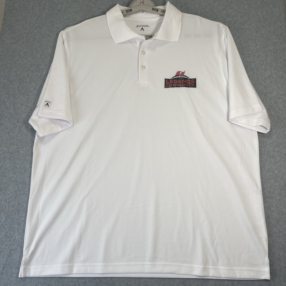 Antigua Legends Community Tampa Bay Buccaneers Shirt Men's XL White